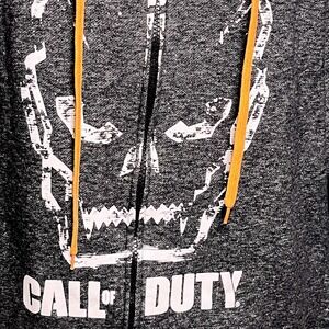 Call Of Duty Black Ops 3 III Jacket Hoodie Large Gray Mens Zip Xbox Play Station
